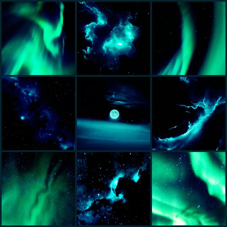 Auroras and stars